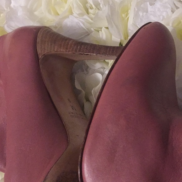 Marc Jacobs Pink Leather Boots Booties Size 9 - Picture 7 of 7